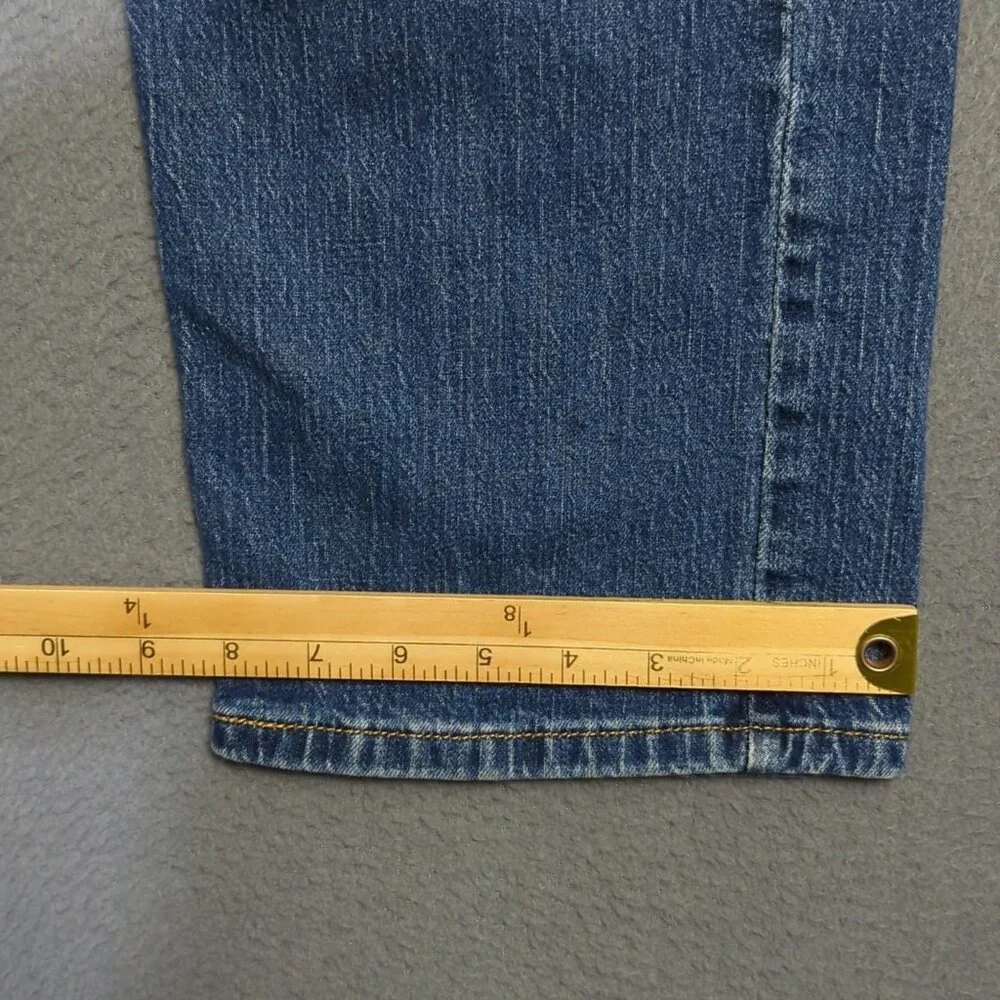 Levi's Jeans Men's 38x34 Fits 37x31 Blue 505 Regular Fit Straight Leg Denim